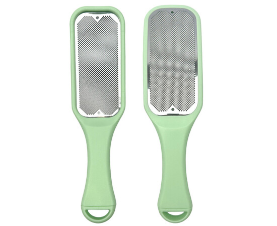 Зображення 2 Терка з ручкою для ніг, видалення мозолів та огрубілої шкіри (пилка, пемза педикюрна) - 185 Салатовий
