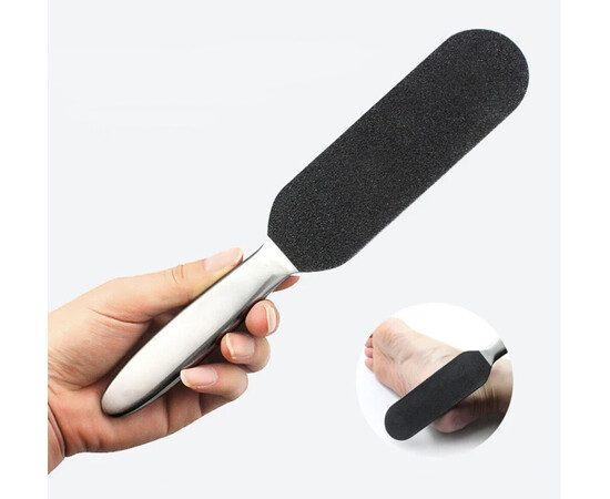 Зображення 7 Двостороння терка металева - пилка для ніг, ступнів зі змінними файлами (10 шт.) 199