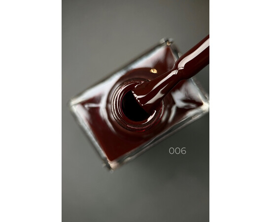 Изображение 2 Лак-краска для стемпинга Stamping Paint  Дизайнер, 9 мл. Марон №6