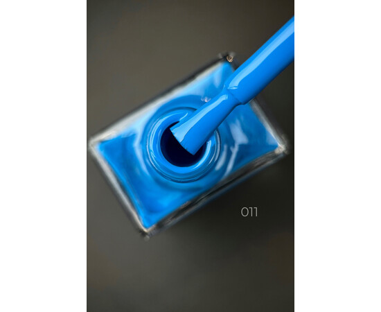 Зображення 2 Лак-фарба для стемпінгу Stamping Paint Дизайнер, 9мл. Блакитний №11