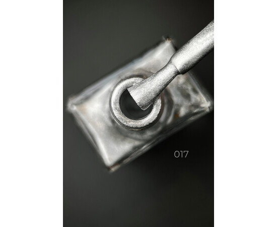 Изображение 2 Лак-краска для стемпинга Stamping Paint Дизайнер, 9 мл. Серебро №17