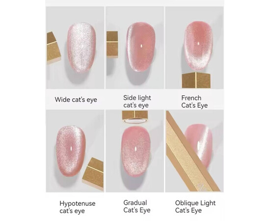 Изображение 3 Мощный двухсторонний магнит Дизайнер для дизайна гель-лаком "кошачий глаз" МС1 Золото