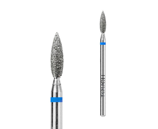 Зображення 2 Фреза алмазна Touch 025 H02509D-M полум'я гостре синє 2.5/9 мм