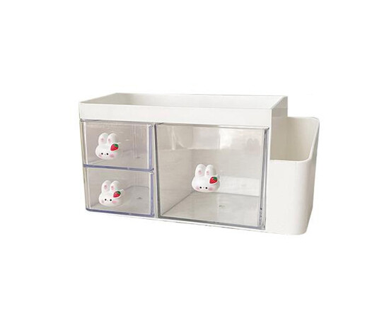 Изображение 2 Подставка + органайзер 2в1 "Зайчик", белый