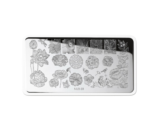 Зображення 3 Пластина для стемпінгу NUB Stamping Plate S-9