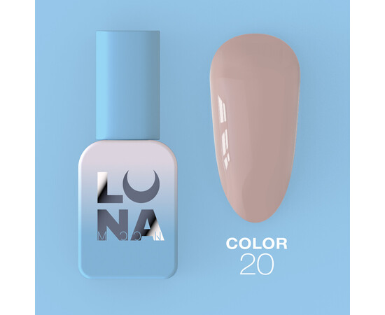 Зображення  Гель-лак LUNAMoon Color №20, 8 мл, Об'єм (мл, г): 8, Колір: 020