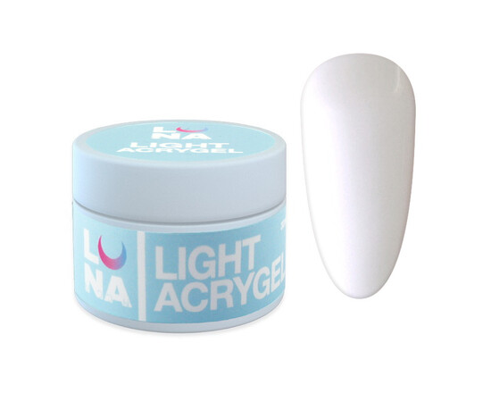 Изображение  Жидкий гель моделирующий для ногтей LUNAMoon Light Acrygel №2, 50 мл, Объем (мл, г): 50, Цвет: 02