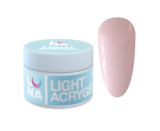 Изображение  Жидкий гель моделирующий для ногтей LUNAMoon Light Acrygel №4, 50 мл, Объем (мл, г): 50, Цвет: 04