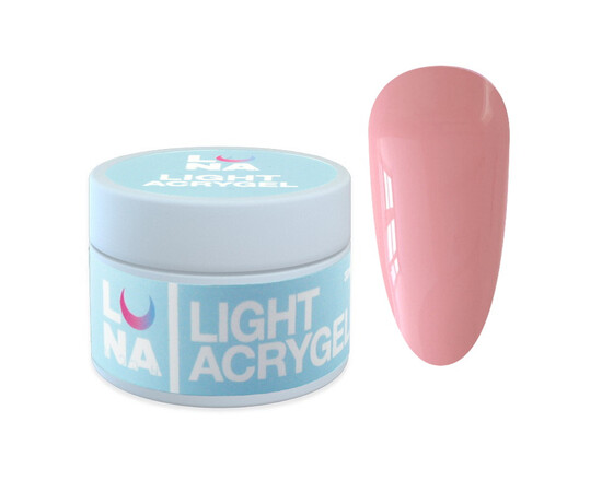 Зображення  Рідкий гель моделюючий для нігтів LUNAMoon Light Acrygel №6, 50 мл, Об'єм (мл, г): 50, Колір: 06