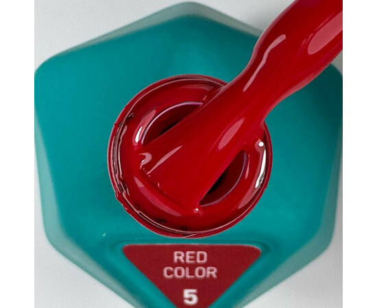 Зображення 2 Гель-лак Victoria Avdeeva Red №5, 12 мл, Об'єм (мл, г): 12, Колір: 05