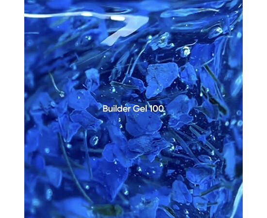 Зображення 2 Гель для наращування нігтів Nails Of The Day Builder Gel 100 блакитний з сухоцвітами, 15 мл, Об'єм (мл, г): 15, Колір: 100