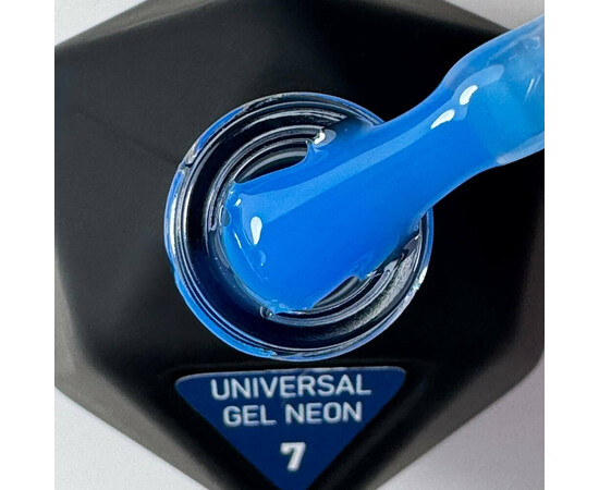 Зображення 2 Рідкий акригель для нігтів Victoria Avdeeva Universal Gel Neon №7 синій неон, 12 мл, Об'єм (мл, г): 12, Колір: 07