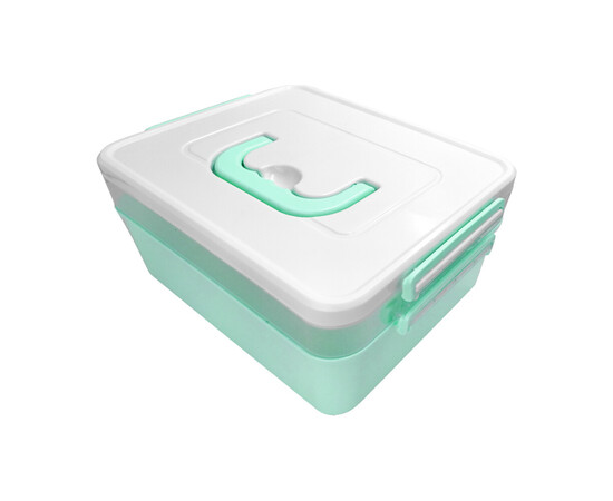 Зображення 3 Контейнер Бокс Вел Подвійний Зелений (18х25х18см)