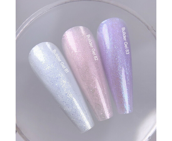 Зображення 3 Гель для наращування нігтів Nails Of The Day Builder Gel 81 молочний з шиммером, 15 мл, Об'єм (мл, г): 15, Колір: 81