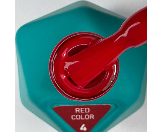 Зображення 2 Гель-лак Victoria Avdeeva Red №4, 12 мл, Об'єм (мл, г): 12, Колір: 04