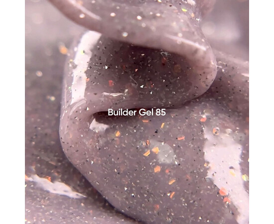 Изображение 2 Гель для наращивания ногтей Nails Of The Day Builder Gel 85 розово-молочный с опаловым блеском светоотражающий, 15 мл., Объем (мл, г): 15, Цвет: 85