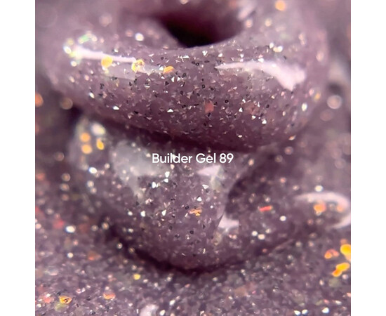 Зображення 2 Гель для наращування нігтів Nails Of The Day Builder Gel 89 холодний лавандовий з опаловим блиском світловідбиваючий, 15 мл, Об'єм (мл, г): 15, Колір: 89