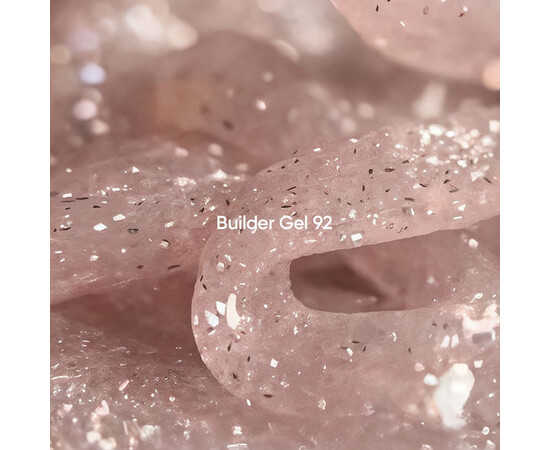 Изображение 2 Гель для наращивания ногтей Nails Of The Day Builder Gel 92 нюдово-персиковый светоотражающий, 15 мл., Объем (мл, г): 15, Цвет: 92