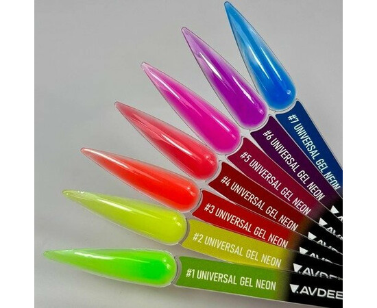 Зображення 3 Рідкий акригель для нігтів Victoria Avdeeva Universal Gel Neon №3 червоний неон, 12 мл, Об'єм (мл, г): 12, Колір: 03