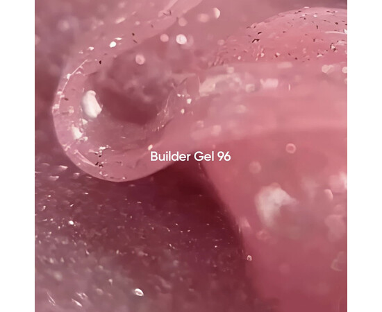 Изображение 2 Гель для наращивания ногтей Nails Of The Day Builder Gel 96 розовый светоотражающий, 15 мл, Объем (мл, г): 15, Цвет: 96