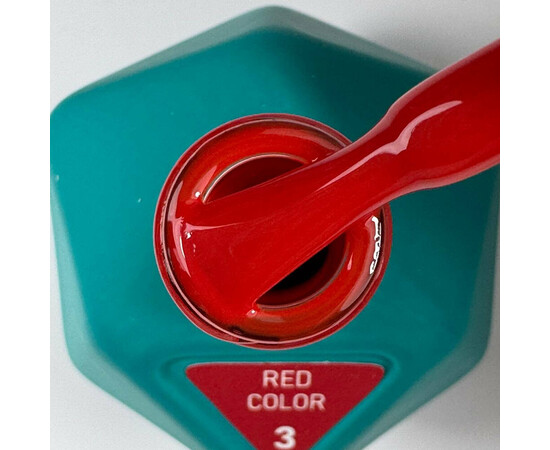 Зображення 2 Гель-лак Victoria Avdeeva Red №3, 12 мл, Об'єм (мл, г): 12, Колір: 03