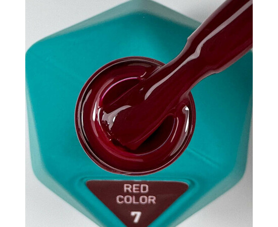 Зображення 2 Гель-лак Victoria Avdeeva Red №7, 12 мл, Об'єм (мл, г): 12, Колір: 07