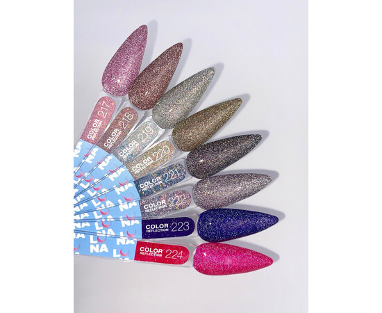 Изображение 5 Гель-лак LUNAMoon Color Reflection №224, 8 мл, Объем (мл, г): 8, Цвет: 224