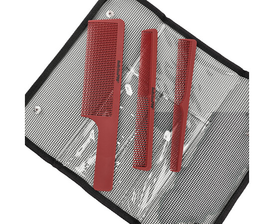 Зображення 2 Набір з 3-х гребінців для волосся BaByliss PRO Set of 3 Barber Combs (M4343E)