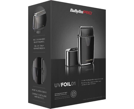 Зображення 2 Професійний шейвер BaByliss PRO FXLFS1E UVFOIL (FXLFS1E)