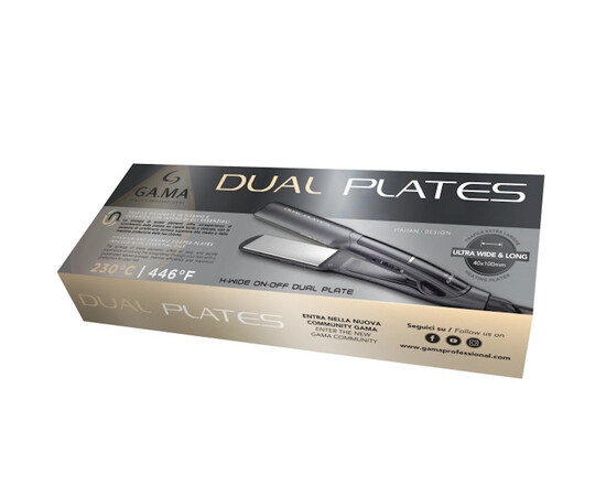 Зображення 4 Професійний випрямляч GAMA X-Wide PTC On/Off Dual Plates (GI3034)