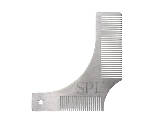 Изображение 2 Трафарет для бороды с гребнем из нержавеющей стали SPL 1201