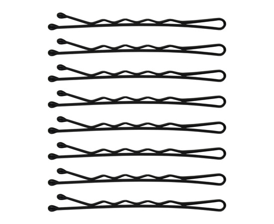 Зображення 2 Невидимки для волосся фрезерні SPL 3010-0055, чорні (5.5 см/24 шт)