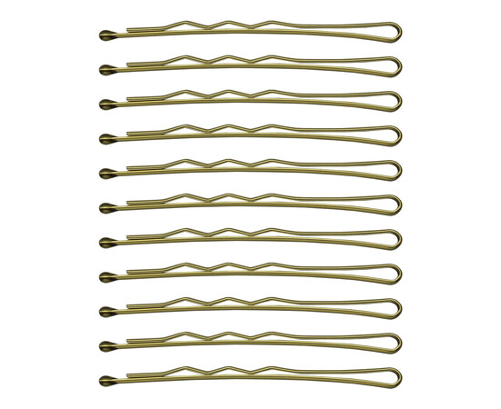 Зображення 4 Невидимки для волосся фрезерні SPL 3022-0055, золоті (5,5 см/24 шт)