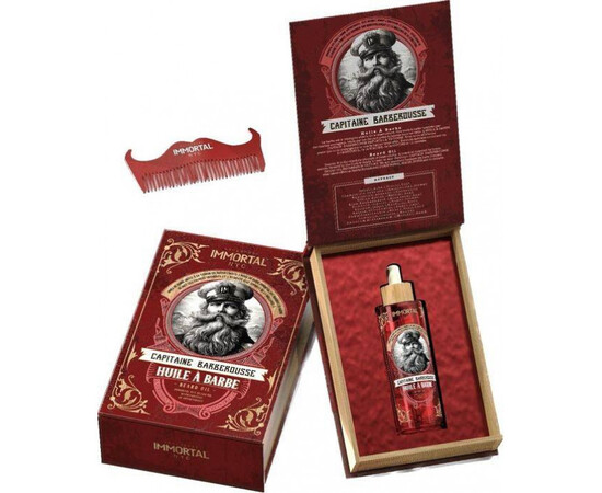 Изображение 2 Подарочный набор по уходу за бородой Immortal Capitane Barberousse Beard Oil (IM-09)