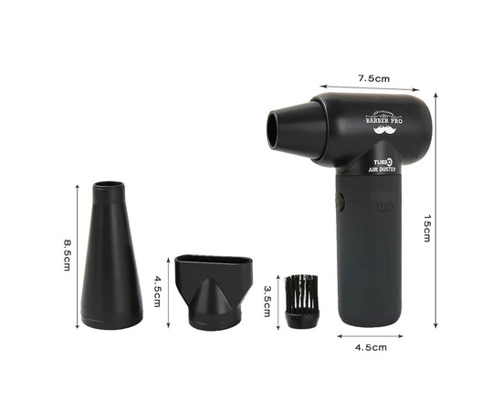 Зображення 2 Ручний потужний акумуляторний міні турбо вентилятор - фен Stylance 800-004