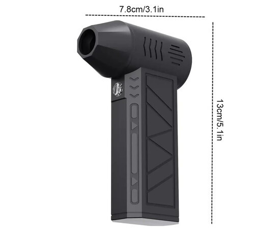 Зображення 3 Ручний потужний міні турбо вентилятор-фен SPL 800-006