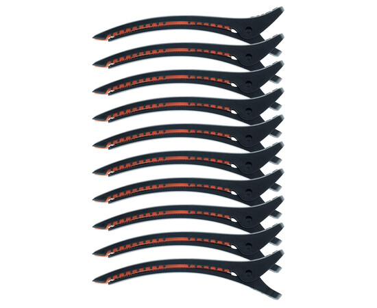 Зображення 10 Затискачі для волосся із силіконовою вставкою SPL 964091, 10 шт 