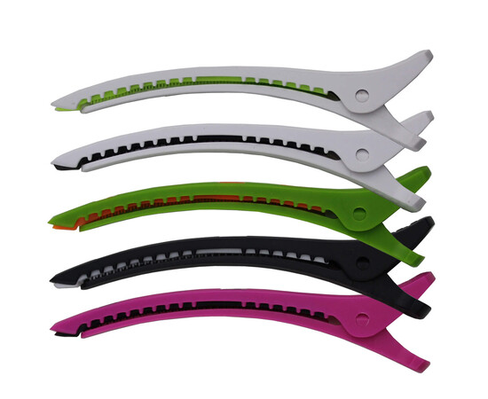 Зображення 16 Затискачі для волосся із силіконовою вставкою SPL 964091, 10 шт 