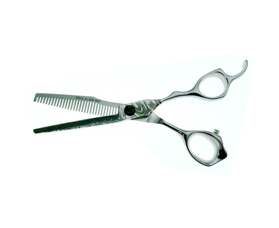 Зображення 2 Перукарські ножиці професійні філірувальні SPL Damasteel Elite 6.0, 96818-30