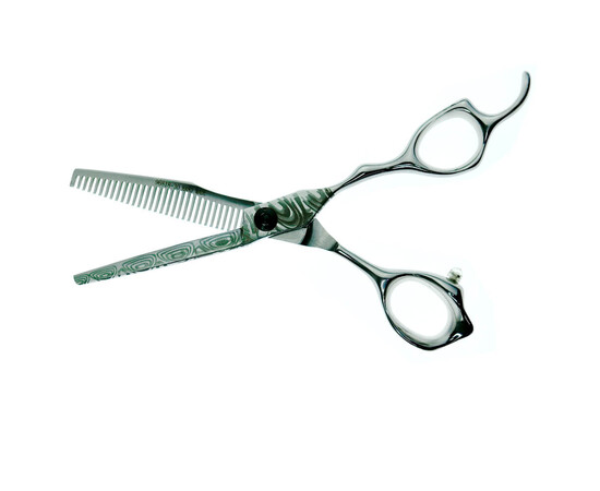 Зображення 3 Перукарські ножиці професійні філірувальні SPL Damasteel Elite 6.0, 96818-30