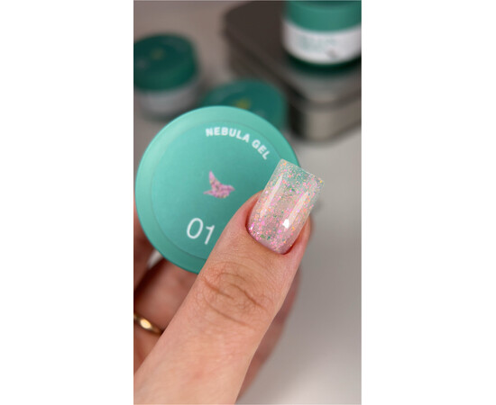 Зображення 2 Гель моделюючий для нігтів Siller Professional Nebula Gel №1, 15 мл, Об'єм (мл, г): 15, Колір: 01