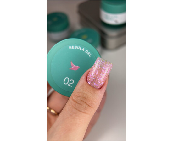 Зображення 2 Гель моделюючий для нігтів Siller Professional Nebula Gel №2, 15 мл, Об'єм (мл, г): 15, Колір: 02