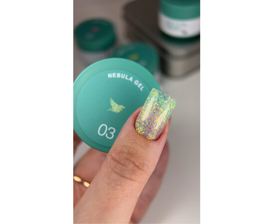 Зображення 2 Гель моделюючий для нігтів Siller Professional Nebula Gel №3, 15 мл, Об'єм (мл, г): 15, Колір: 03