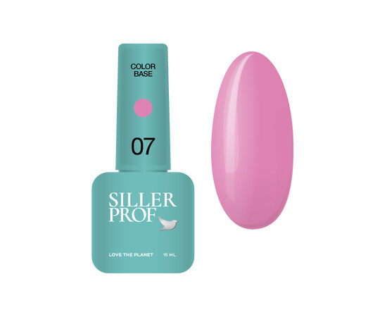 Изображение  База для гель-лака Siller Professional Base Color №007, 15 мл, Объем (мл, г): 15, Цвет: 07