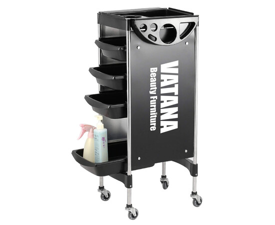 Зображення 5 Візок перукарський для салонів краси на 4 робочих відділення Vatana 578-002