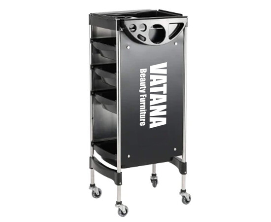 Зображення 7 Візок перукарський для салонів краси на 4 робочих відділення Vatana 578-002