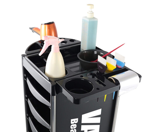 Зображення 3 Візок перукарський для салонів краси на 4 робочих відділення Vatana 578-002