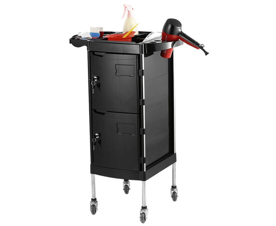 Зображення 7 Візок перукарський для салонів краси на 4 робочих відділення закритого типу на замку SPL 578-004