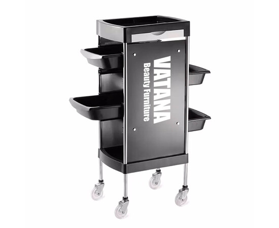 Изображение 5 Тележка парикмахерская для салонов красоты на 5 рабочих отделений Vatana 578-005