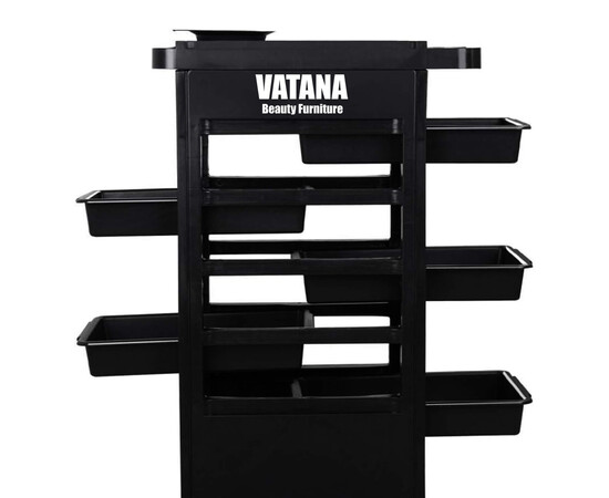 Зображення 6 Візок перукарський для салонів краси на 5 робочих відділеннь Vatana 578-006